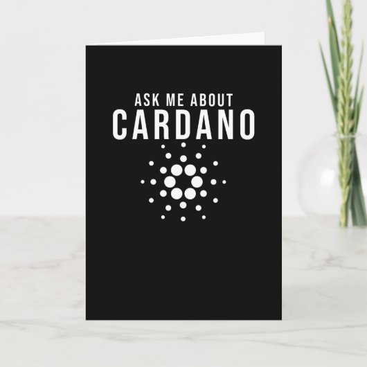 Carte Cryptodevise Cardano ADA (Devant)