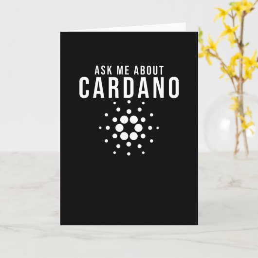 Carte Cryptodevise Cardano ADA (Fleur jaune)