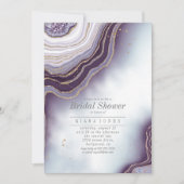 Carte Crystal Agate Fête des mariées Amethyst ID825 (Devant)