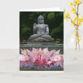Carte Crystal Buddha (Fleur jaune)