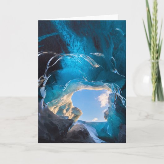 Carte Crystal Cave, Vatnajokull Icefield, Sud de l'Islan (Devant)