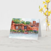 Carte cs. 79 aquarelle de l'adobe Père Noël Fe (Fleur jaune)