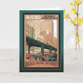 Carte CTA Loop Centennial Chicago (Fleur jaune)