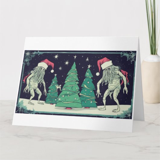 Carte Cthulhu Christmas Spirits- The Ghost of Abyssalith (Devant)