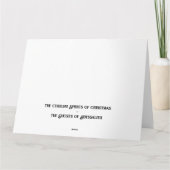 Carte Cthulhu Esprits de Noël - Le Fantôme d'Abyssalith (Dos)