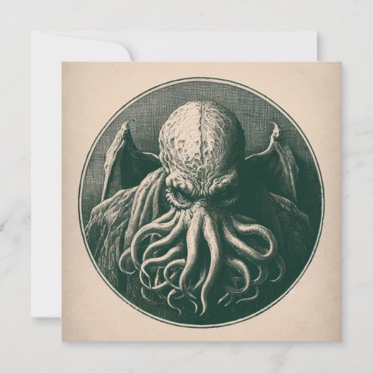 Carte Cthulhu Lovecraft Horreur (Devant)