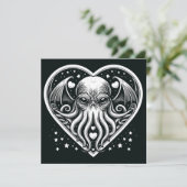 Carte Cthulhu Valentine Lovecraft Horreur (Debout devant)