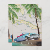 Carte Cuba (Devant / Derrière)
