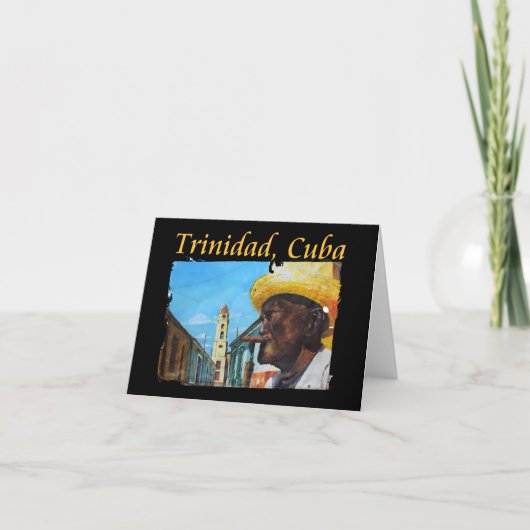 Carte Cuba - Trinidad Cubain Cigar Art (Devant)