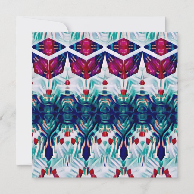 Carte Cubic Flowers (Devant)