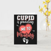 Carte Cud Is Promoting Me To Mommy Valentines Pregnanc  (Fleur jaune)