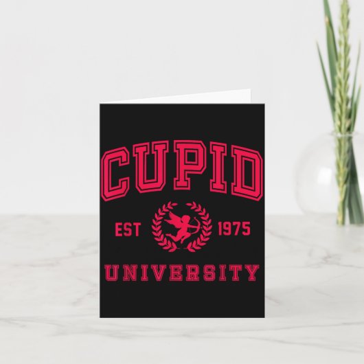 Carte Cud University Cute Cherub Valentines Day Crest  (Devant)
