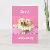 CARTE "CUDDLE" SUR NOTRE ANNIVERSAIRE (Devant)