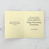 Carte Cuddling Canards Pond Art Amoureux Anniversaire (Intérieur)