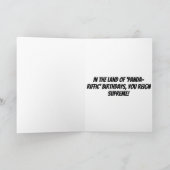 Carte Cudly mignon Ours Panda Salutation Joyeux Annivers (Intérieur)