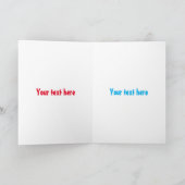 Carte Cue drôle Pileated woodpecker dessin d'illustratio (Intérieur)