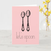 Carte cuillère (Fleur jaune)