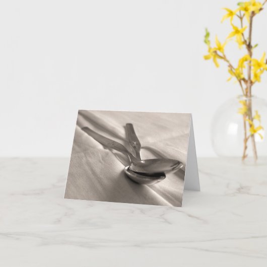 Carte Cuillères (Fleur jaune)