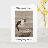 CARTE CUISINE/BÉBÉ DUCK DIT "HEUREUX ANNIVERSAIRE" (Fleur jaune)