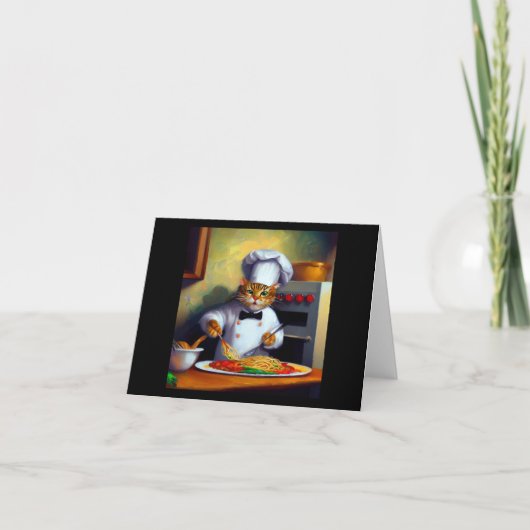 Carte Cuisine de chat Spaghetti (Devant)