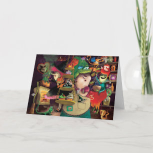 Carte Cuisine de sorcières de Halloween