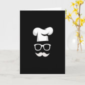 Carte Cuisine drôle, Chef (Fleur jaune)