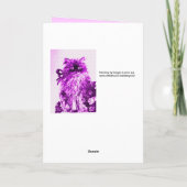 Carte CUISINE fête des pères AVEC ROSES PURPLE (Dos)