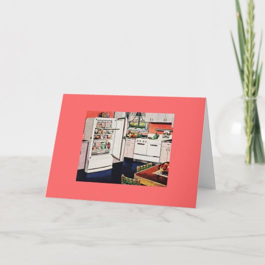 Carte Cuisine rétro (Devant)