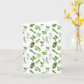 Carte Cuisine verte Herbes de jardin culinaires (Fleur jaune)