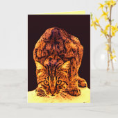 CARTE CUISINE WILD CAT (Fleur jaune)