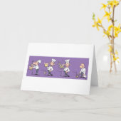 Carte Cuisinier Drôle (Vide) (Fleur jaune)