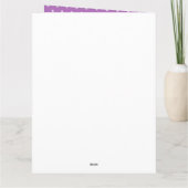 Carte Cuisson de printemps et oeufs au chocolat Pâques (Dos)