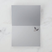 Carte Cuivre Dusty Blue C'est la calligraphie de saison (Intérieur)