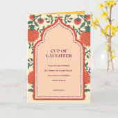Carte Cup of Laughter (Fleur jaune)