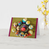 Carte Cupcake (Fleur jaune)