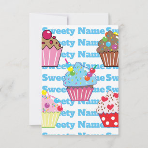 Carte cupcake