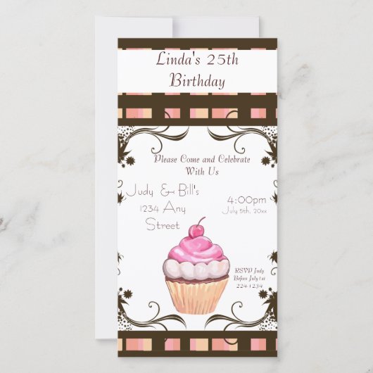 Carte Cupcake (Devant)