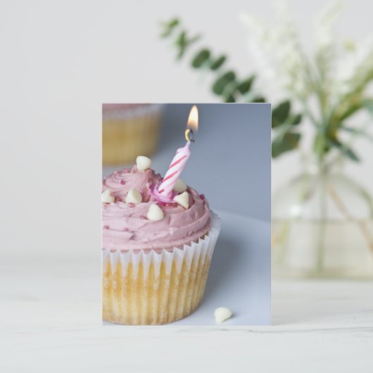 Carte Cupcake Anniversaire (Debout devant)