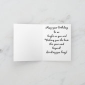 Carte Cupcake Anniversaire & Bougie (Intérieur)