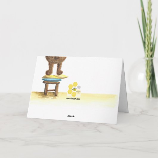 Carte Cupcake Anniversaire Rose (Dos)