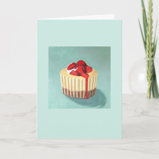 Carte Cupcake Cerise (Devant)