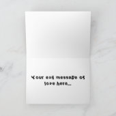 Carte Cupcake crâne rose (Intérieur)