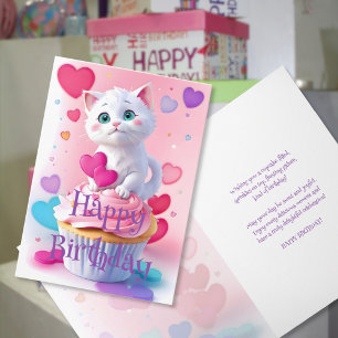 Carte Cupcake Cuddles : Joyeux Anniversaire Adorable Cha