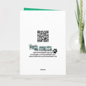 Carte Cupcake d'anniversaire - GoldenDoodle (Dos)