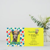 Carte Cupcake d'anniversaire - Kangaroo (Debout devant)