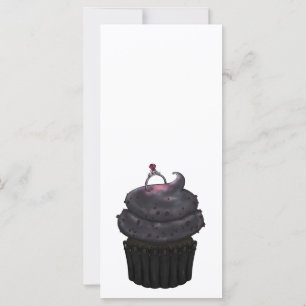 Carte Cupcake Fiançailles doux