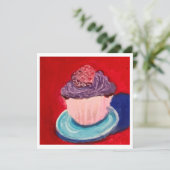 Carte Cupcake Mignon (Debout devant)
