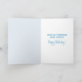 Carte Cupcake pour le premier anniversaire du garç (Intérieur)