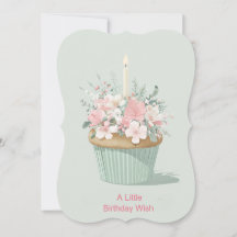 Cupcake Surdimensionné Entouré De Décorations Flor