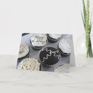 Carte Cupcakes d'anniversaire